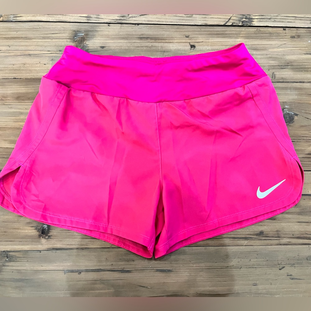 Hot pink Nike Dry-Fit running shorts XS